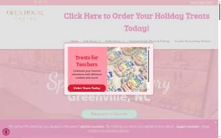 Open House Baking website