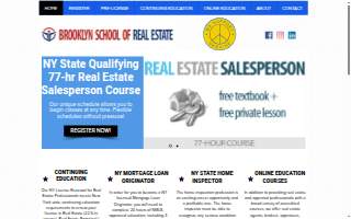 Brooklyn School of Real Estate website
