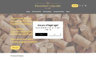 Dunne's Polemost Liquors website