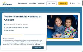 Bright Horizons at Chelsea website