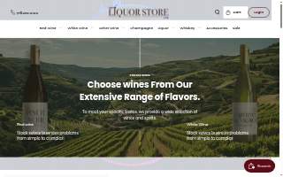 The Liquor Store.com website