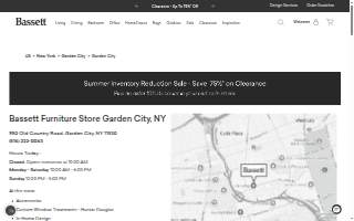 Bassett Furniture of Garden City website