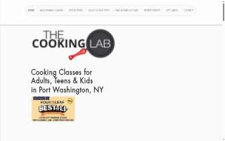 The Cooking Lab website