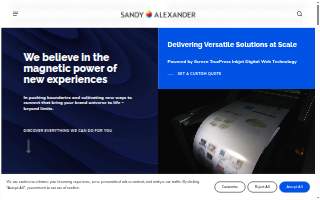 Sandy Alexander website