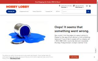 Hobby Lobby of Totowa website