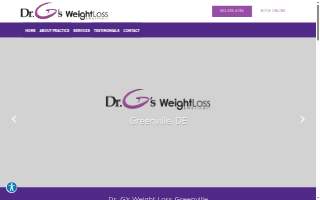 Dr. G's Weight Loss Greenville website
