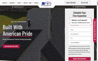 Patriot Roofing website