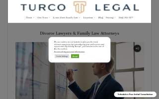 Turco Legal, P.C. website