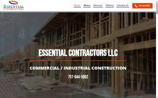 Essential Contractors LLC website