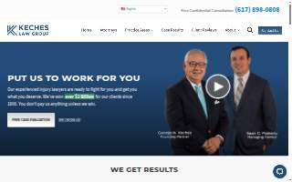 Keches Law Group website