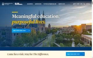 Marquette University website
