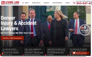 Levine Law website
