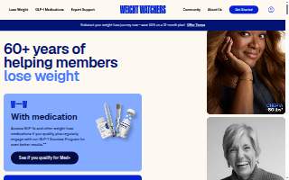 WW (Weight Watchers) website