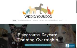 We Dig Your Dog website