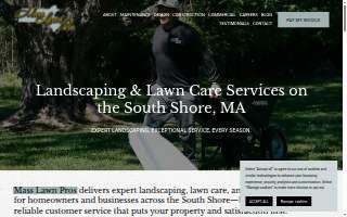 Mass Lawn Pros website