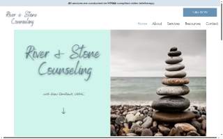 River & Stone Counseling and Wellness website
