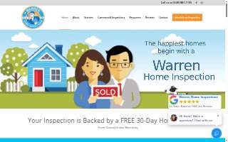Warren Home Inspections of Holliston website