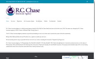 Chase Clarke Stewart & Fontana Insurance website