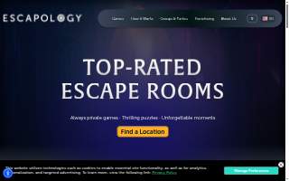 Escapology Escape Rooms Tewksbury website