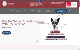Best Pets Veterinary Hospital website