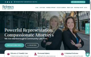 Briones Law Group website