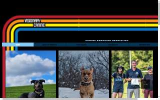 Visionary Canine website