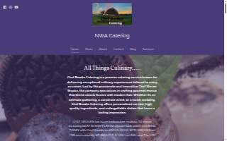 Chef Brooks Catering website