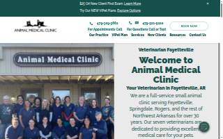 Animal Medical Clinic website