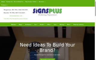 Signs Plus website