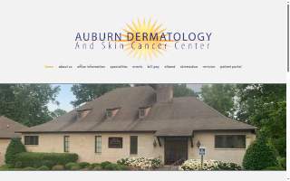 Auburn Dermatology & Laser Center website