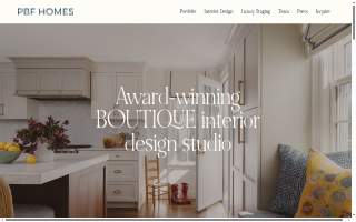 PBF Homes website