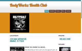 BodyWorkz - Chiropractic, Acupuncture, and Massage website