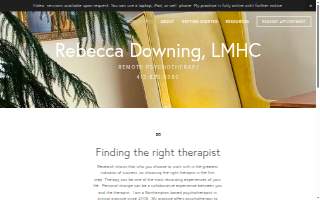 Rebecca Downing, LMHC website