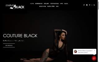 Couture Black website