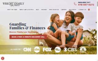 Wright Family Law Group website