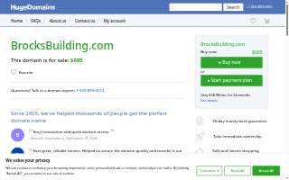 Brocks Building website