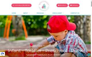 Scalliwags Infant Toddler Childcare website