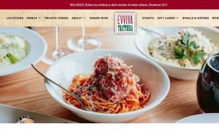 Evviva Trattoria Bedford website