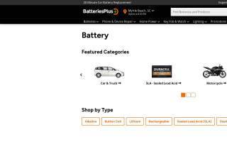 Batteries Plus Phone Repair website