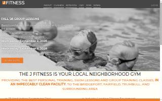 The J Fitness website