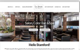 La Jolie Salon and Spa website
