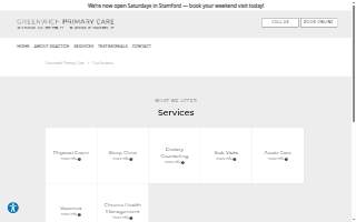 Greenwich Primary Care at Stamford website