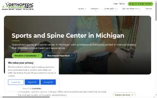 Orthopedic Spine & Sports Therapy website