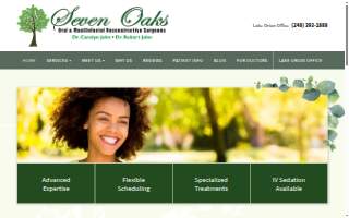 Seven Oaks Oral Surgery website