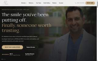 DC Pearls Dental Boutique website