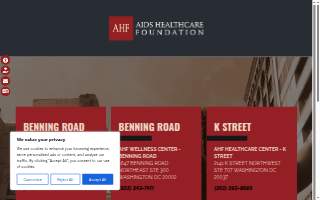 AHF Healthcare Center - Washington, DC K Street website