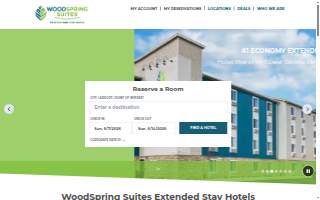 WoodSpring Suites Wilmington Riverfront website