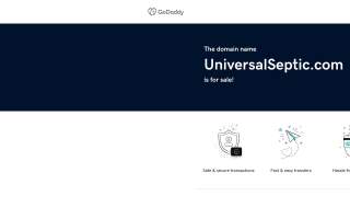 Universal Septic Services of Novi website