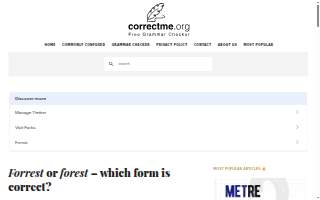 Forrest Family Chiropractic website