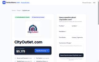 City Outlet website